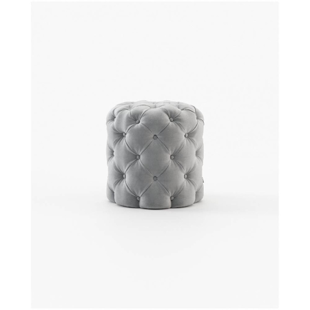Bur Samll Pouf, Vienna Light Grey