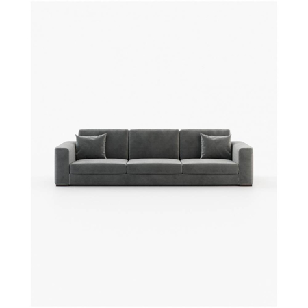 Grey 3 Seater Sofa, Vienna Anthracite