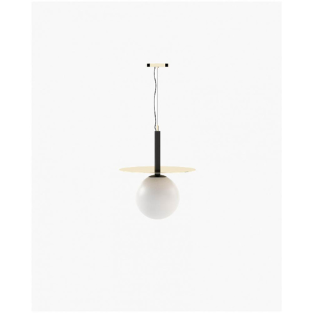 Andy Suspension Lamp Small, Gilded Polished Stainless Steel
