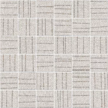 Yoku Grey Natural Mosaic 11.71"x11.71" Porcelain Tile