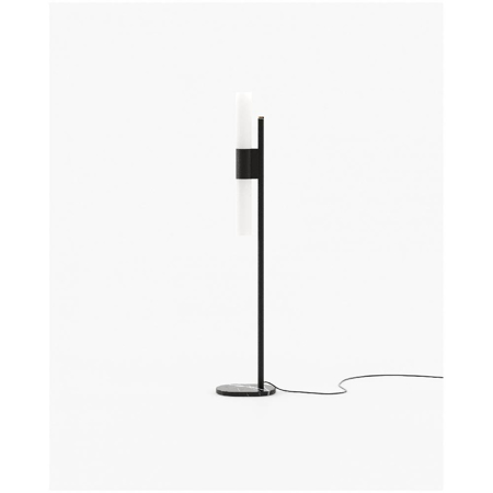 Evans Floor Lamp, Nero Marquina Polished Marble