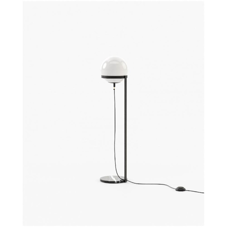 Clarke floor Lamp, Nero Marquina Polished Marble