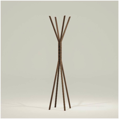 Cancan Coat Stand Walnut