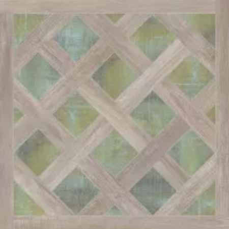 Intarsio Green Natural 39.19"x39.19" Porcelain Tile
