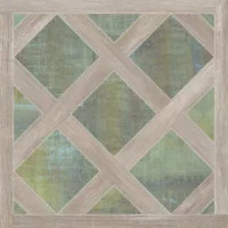 Intarsio Green Natural 23.44"x23.44" Porcelain Tile