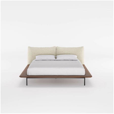 Platform Bed Walnut 87"