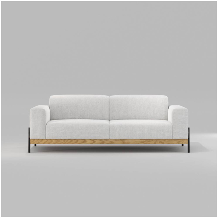 Bowie Sofa 2 Seats Oak, Fabric