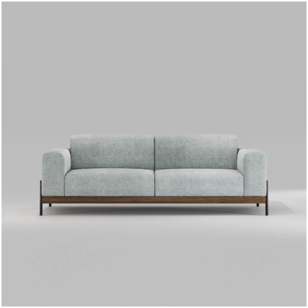Bowie Sofa 2 Seats Walnut, Fabric