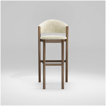 Caravela Bar Stool Walnut 18.3"