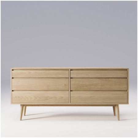 Double Chest Of Drawers Oak