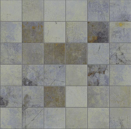 Lamiere Blue Natural Mosaic 11.71"x11.71" Porcelain Tile