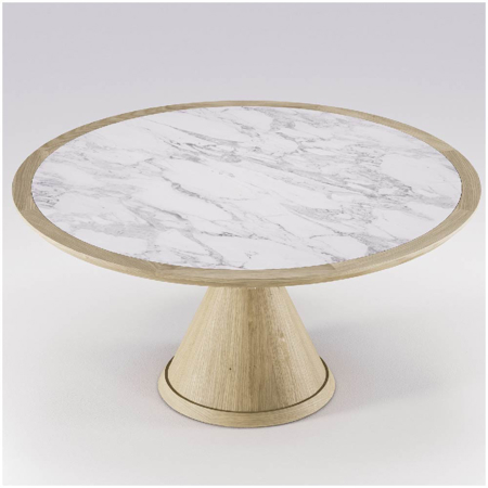 Vasco Table Oak Ceramic
