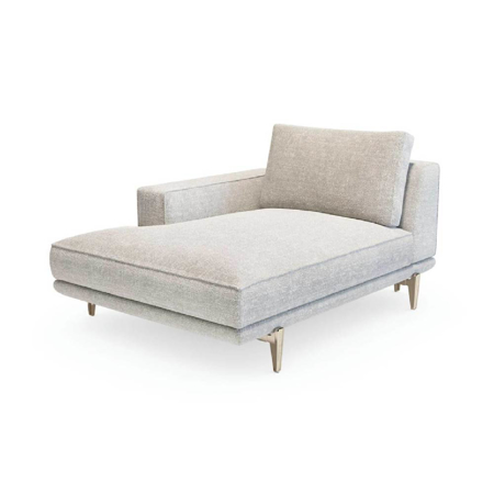 Milton MIT05 Chaise Longue Seat Leather Premium