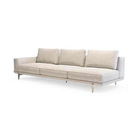 Milton MIT02 Side Unit Large Sofa Ottoman Right or Left Seat Leather Basic