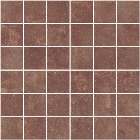 Argilla Rosso Natural Mosaic 11.71"x11.71" Porcelain Tile