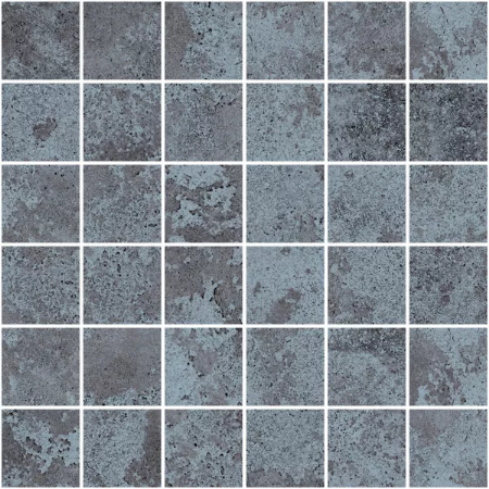 Sullivan Blue Natural Mosaic 11.71"x11.71" Porcelain Tile