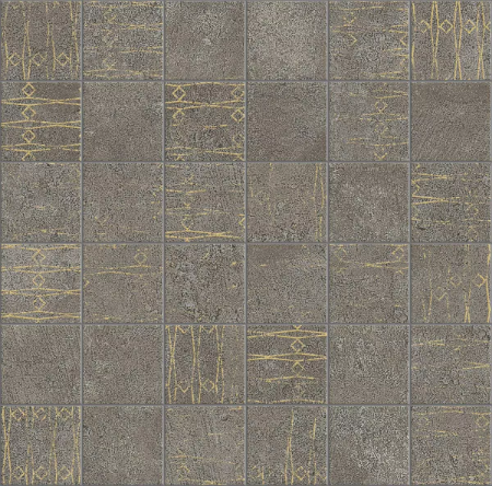 Aria Black Décor Mosaic 11.71"x11.71" Porcelain Tile