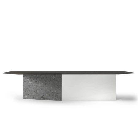 Assolo Table With Top in Thermo-Treated