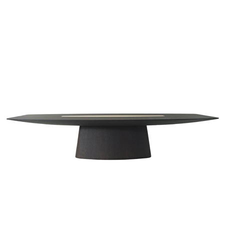 Evan Table With Brass Insert