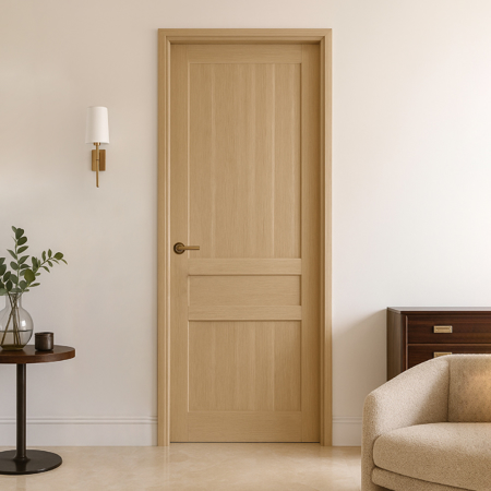 Urban Door Classico White Oak 3'-0" x 6'-8" Pre-Hung Interior Left