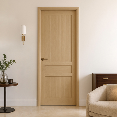 Urban Door Classico White Oak 3'-0" x 8'-0" Pre-Hung Interior Right