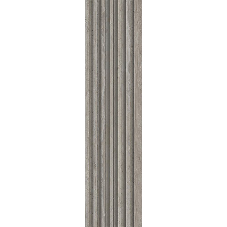 Travertine Mosaic Nativa Falda Aurum Minibaguete 3D 12" x 48" 3/8"