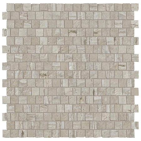 Travertine Mosaic Nativa Falda Aurum Mattoncino 12X12" 3/8"
