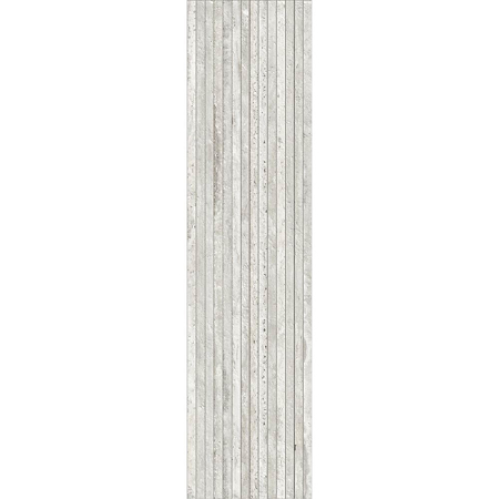 Travertine Mosaic Nativa Falda Lux Listellato Vena 6" x 48" 3/8"