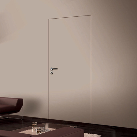 Frameless Modern Interior Door Filo Muro Individuale 2'-8" x 9'-0"