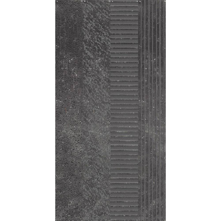 Italian Porcelain Mosaic Carrière du Kronos Namur Texture Mix 2" x 16" 3/8" Natural