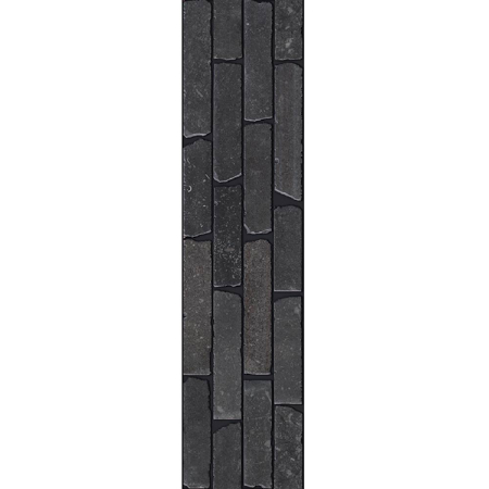 Italian Porcelain Mosaic Carrière du Kronos Namur Murotto 6" x 24" 3/8" Natural