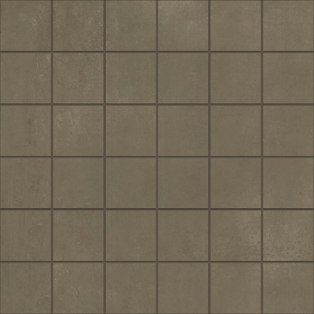 Italian Porcelain Mosaic Tessere Brune 12"X12" 3/8" Natural