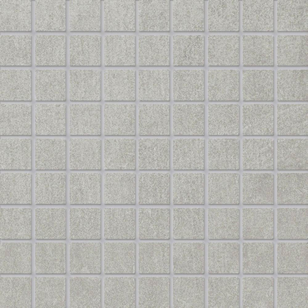 Italian Porcelain Mosaic Prima Materia Cemento Mix 12" x 12" 3/8" Natural