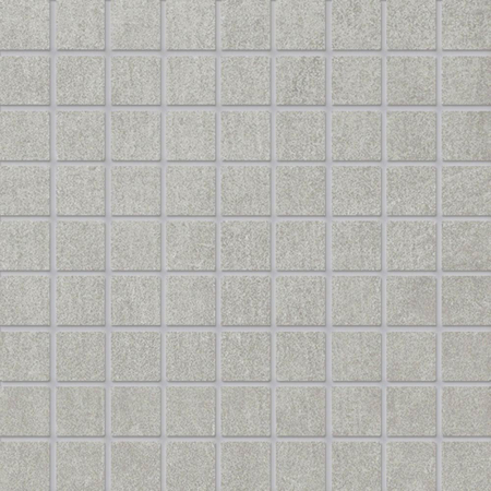 Italian Porcelain Mosaic Prima Materia Cemento Mix 12"X12" 3/8" Natural
