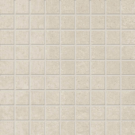 Italian Porcelain Mosaic Prima Materia Cenere Mix 12"X12" 3/8" Natural