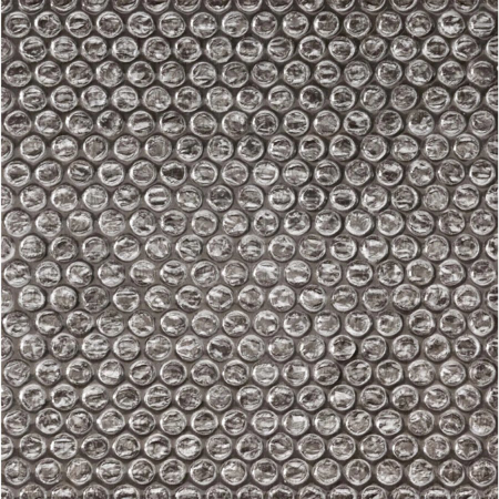 Pluriball Black 8”x8” 5/16" Glossy Porcelain Tile