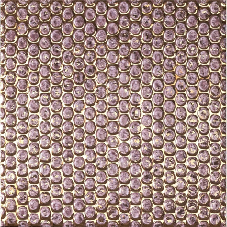 Pluriball Lilac Décor Platino 8”x8” 3/8" Glossy Porcelain Tile