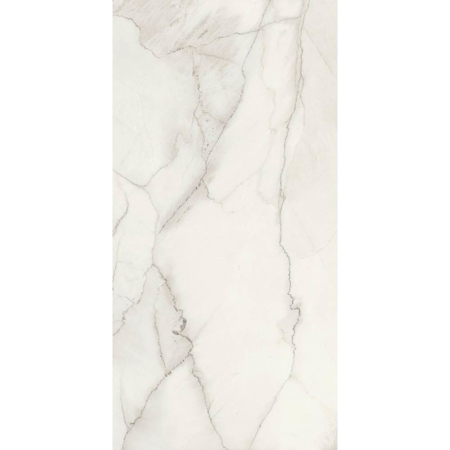 Italian Porcelain Tile Statuario Light 30" x 60" 1/4" Polished