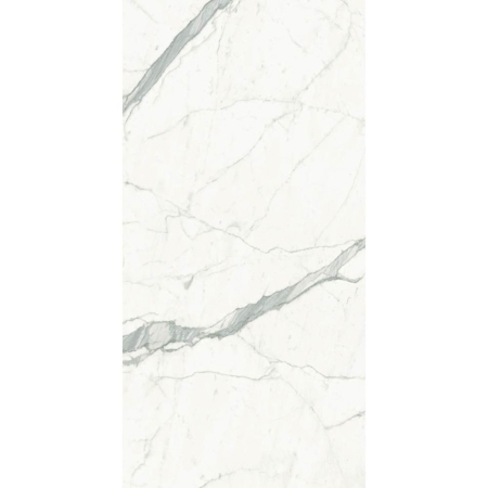 Italian Porcelain Tile Bianco Venato Extra 15" x 30" 1/4" Polished
