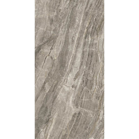 Italian Porcelain Tile Nuvolato Grigio 15" x 30" 1/4" Polished