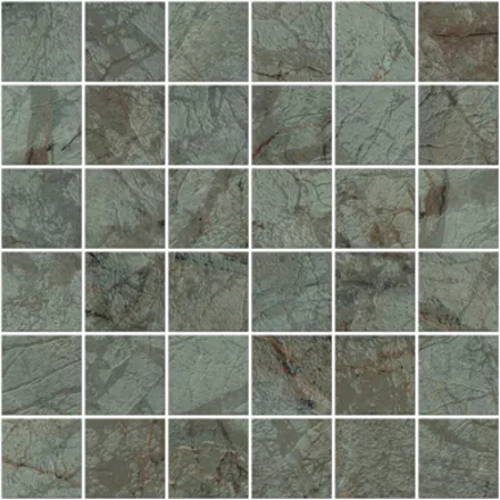 Mosaic Riverwash Green 12"x12" Natural Finish