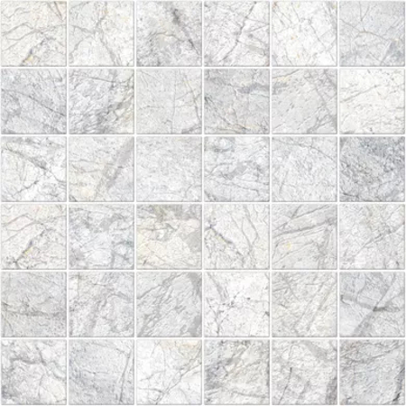 Mosaic Riverwash White 12"x12" Natural Finish