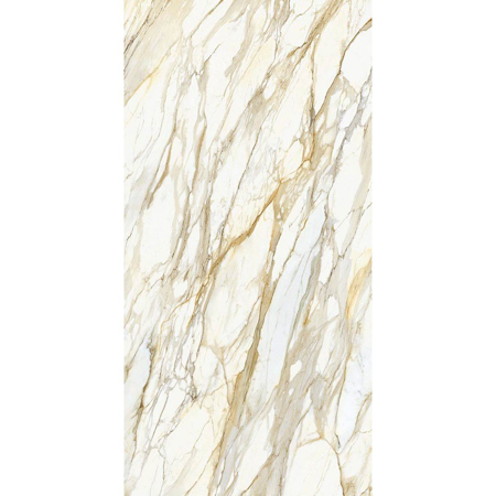 Italian Slab Calacatta Borghini Face B 64” x 128” 1/2" Porcelain Soft 3D