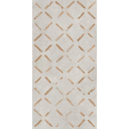 Outdoor Porcelain Decor Muro Grey 20"x40", 3/4" Thick