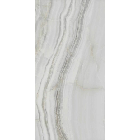 Italian Slab Onyx Flow Face A 64” x 128” 1/2" Porcelain Lux