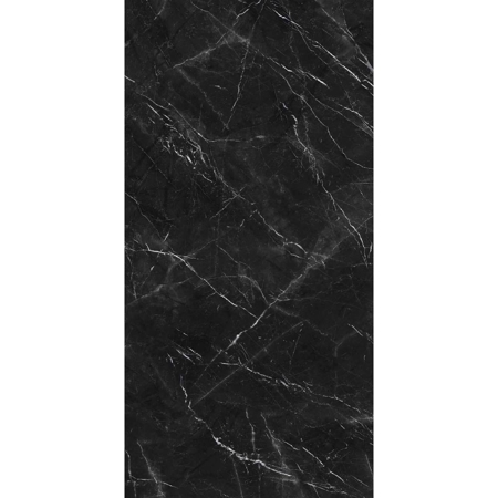 Italian Slab Marquinia Black Face B 64” x 128” 1/2" Porcelain Lux