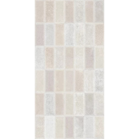 Focus White Brick 20"x40", 3/8" Natural Porcelain Tile