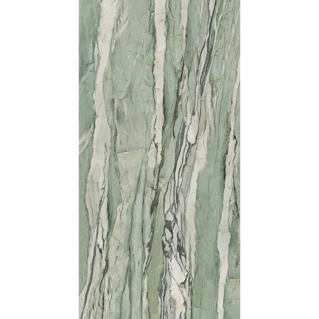 Italian Slab Verde Picasso Face A 64” x 128” 1/2" Porcelain Lux