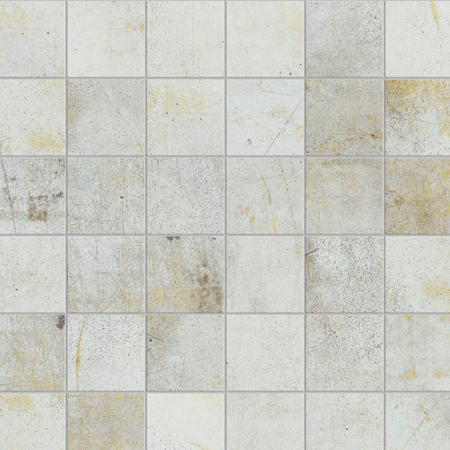 Mosaic Lamiere White 12"x12" Natural Finish
