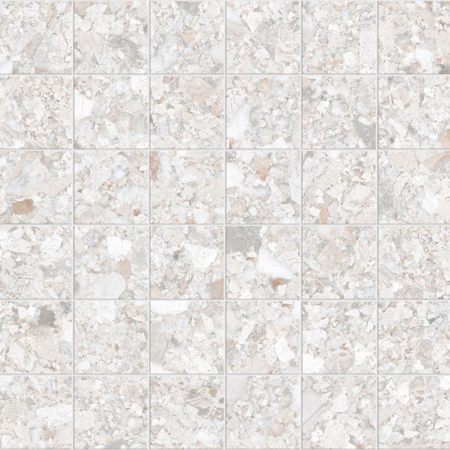 Mosaic Momentum White 12"x12" Natural Finish